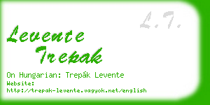 levente trepak business card