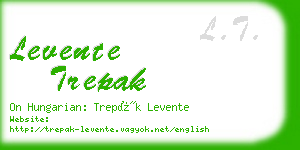 levente trepak business card